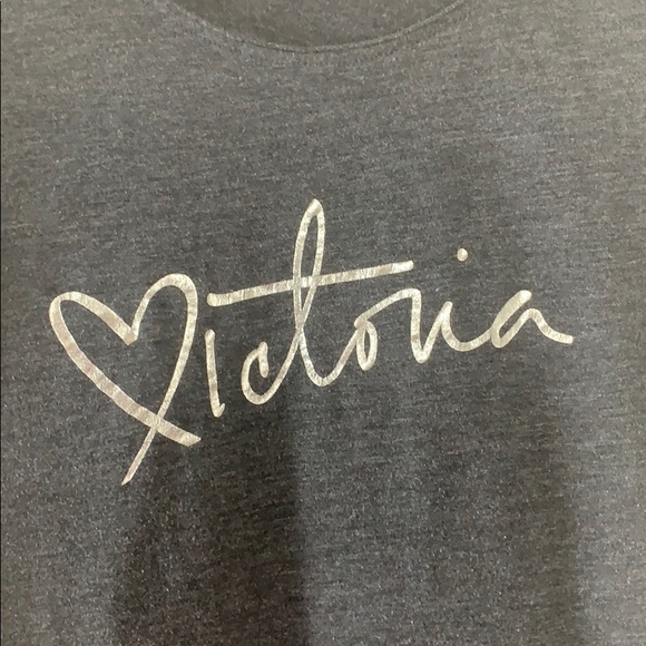 Victoria’s Secret top w/ Victoria on the front - Picture 2 of 4